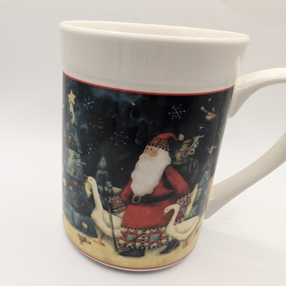 Vintage Christmas Santa mug
